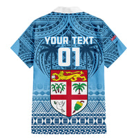 Custom Fiji Rugby Family Matching Mermaid Dress and Hawaiian Shirt Fijian Go 2023 World Cup LT01 - Polynesian Pride