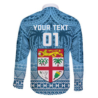 Custom Fiji Rugby Family Matching Off Shoulder Maxi Dress and Hawaiian Shirt Fijian Go 2023 World Cup LT01 - Polynesian Pride