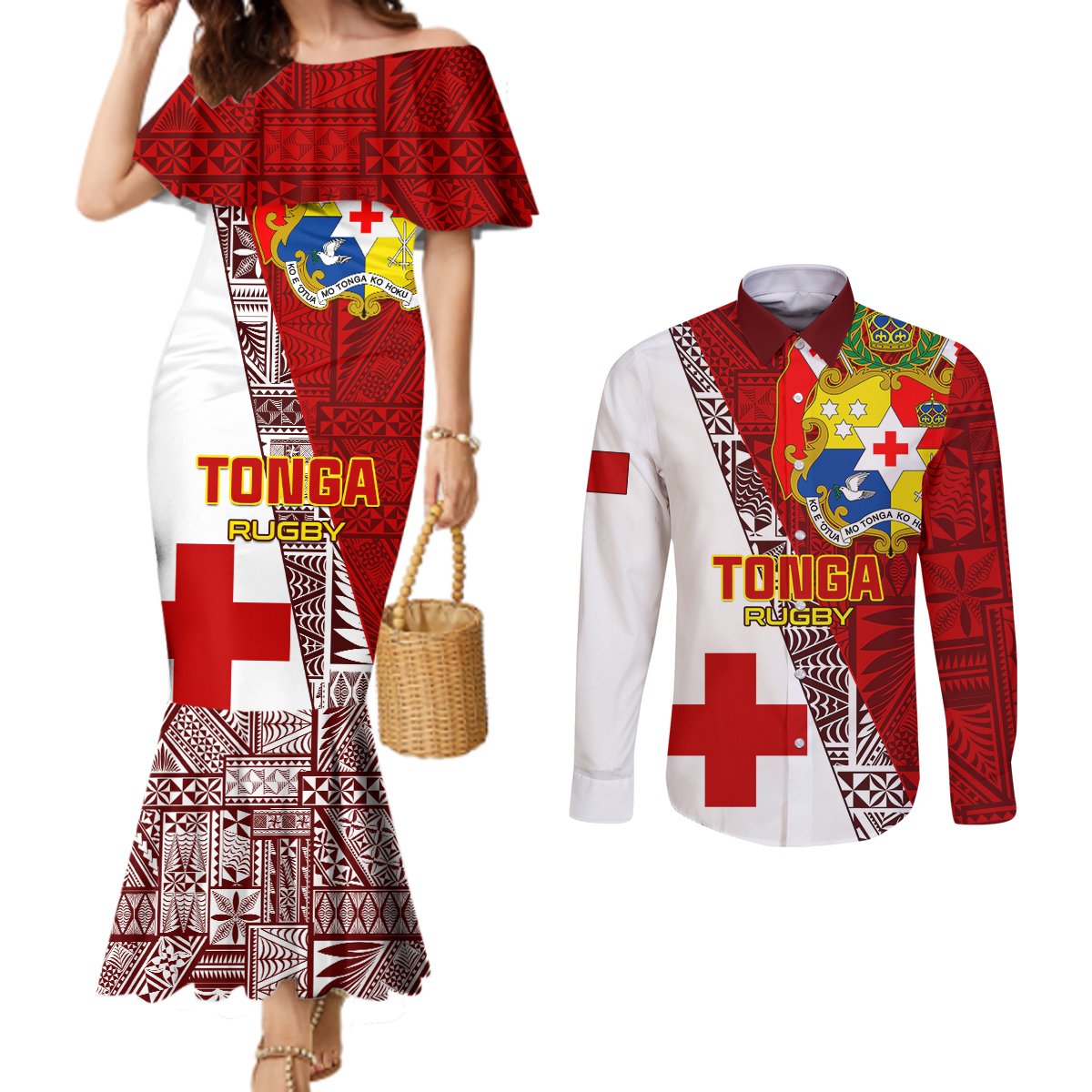 custom-tonga-rugby-couples-matching-mermaid-dress-and-long-sleeve-button-shirts-tongan-go-2023-world-cup