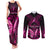 personalised-pink-out-couples-matching-tank-maxi-dress-and-long-sleeve-button-shirts-breast-cancer-awareness-polynesian-pattern-black-version