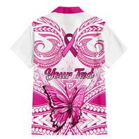 personalised-pink-out-family-matching-mermaid-dress-and-hawaiian-shirt-breast-cancer-awareness-polynesian-pattern-white-version