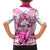 Personalised Pink Out Family Matching Puletasi Dress and Hawaiian Shirt Breast Cancer Awareness Polynesian Pattern White Version LT01 - Polynesian Pride