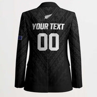 Custom Football New Zealand Blazer Aotearoa United Black Version LT01 - Polynesian Pride