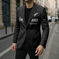 Custom Football New Zealand Blazer Aotearoa United Black Version LT01 - Polynesian Pride