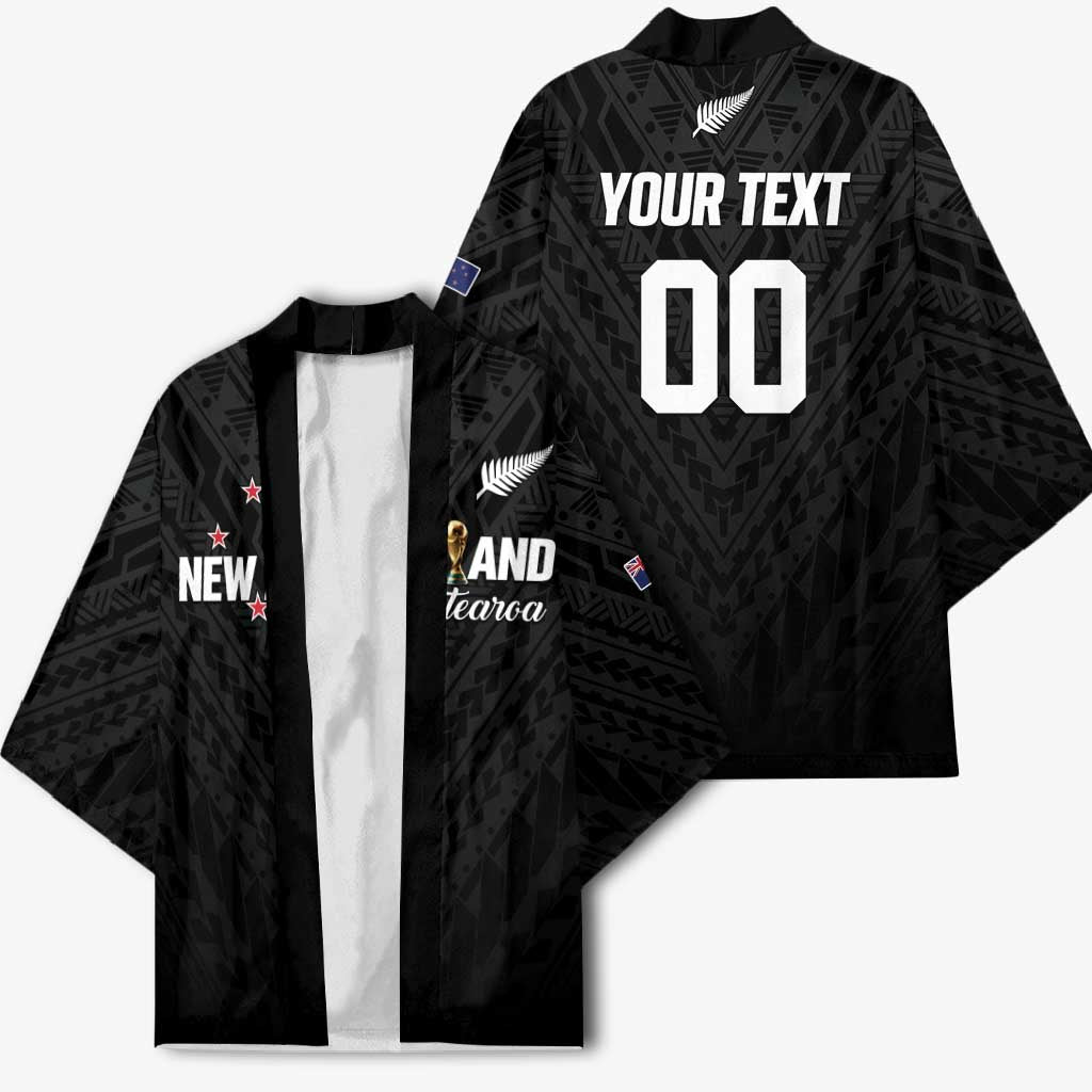 Custom Football New Zealand Kimono Aotearoa United Black Version LT01 - Polynesian Pride