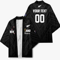 Custom Football New Zealand Kimono Aotearoa United Black Version LT01 - Polynesian Pride