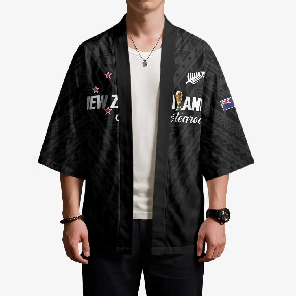 Custom Football New Zealand Kimono Aotearoa United Black Version LT01 - Polynesian Pride