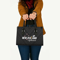 Football New Zealand Leather Bag Aotearoa United Black Version - Polynesian Pride