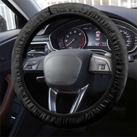 Football New Zealand Steering Wheel Cover Aotearoa United Black Version - Polynesian Pride