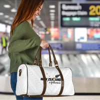 Football New Zealand Travel Bag Aotearoa United White Version LT01 - Polynesian Pride