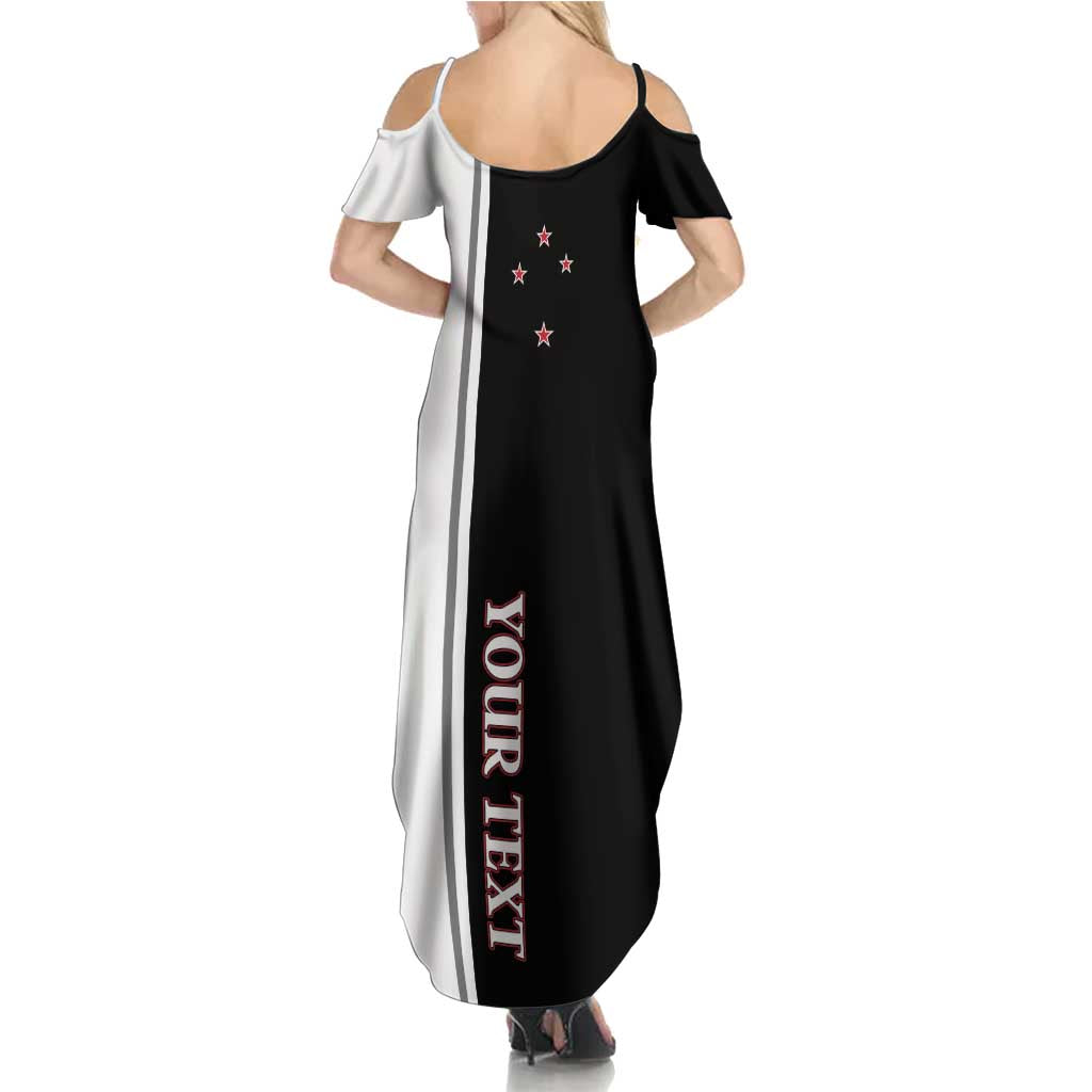 Personalised New Zealand 2025 Archery Basic Family Matching Summer Maxi Dress and Hawaiian Shirt Archery NZ