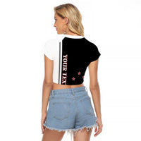 Personalised New Zealand 2025 Archery Basic Raglan Cropped T Shirt Archery NZ