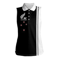 Personalised New Zealand 2025 Archery Basic Women Sleeveless Polo Shirt Archery NZ