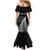 Personalised New Zealand 2025 Archery Mermaid Dress Aotearoa Silver Arrows Black