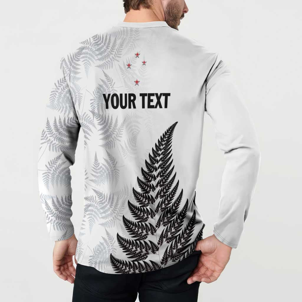 Personalised New Zealand 2025 Archery Button Sweatshirt Aotearoa Silver Arrows White