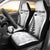 New Zealand 2025 Archery Car Seat Cover Aotearoa Silver Arrows White