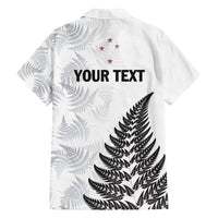 Personalised New Zealand 2025 Archery Family Matching Summer Maxi Dress and Hawaiian Shirt Aotearoa Silver Arrows White LT01 - Polynesian Pride