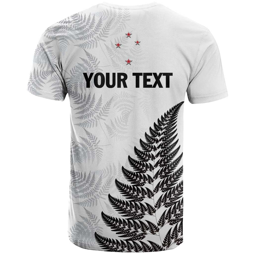 Personalised New Zealand 2025 Archery T Shirt Aotearoa Silver Arrows White