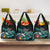 New Zealand Archery Grocery Bag Turquoise Maori Silver Fern