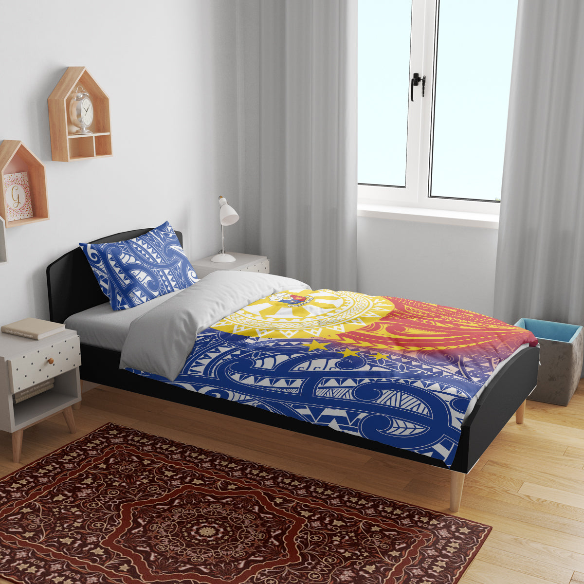 Philippines Bedding Set Pilipinas Polynesian Pattern