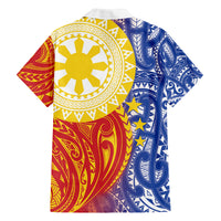 Philippines Family Matching Tank Maxi Dress and Hawaiian Shirt Pilipinas Polynesian Pattern