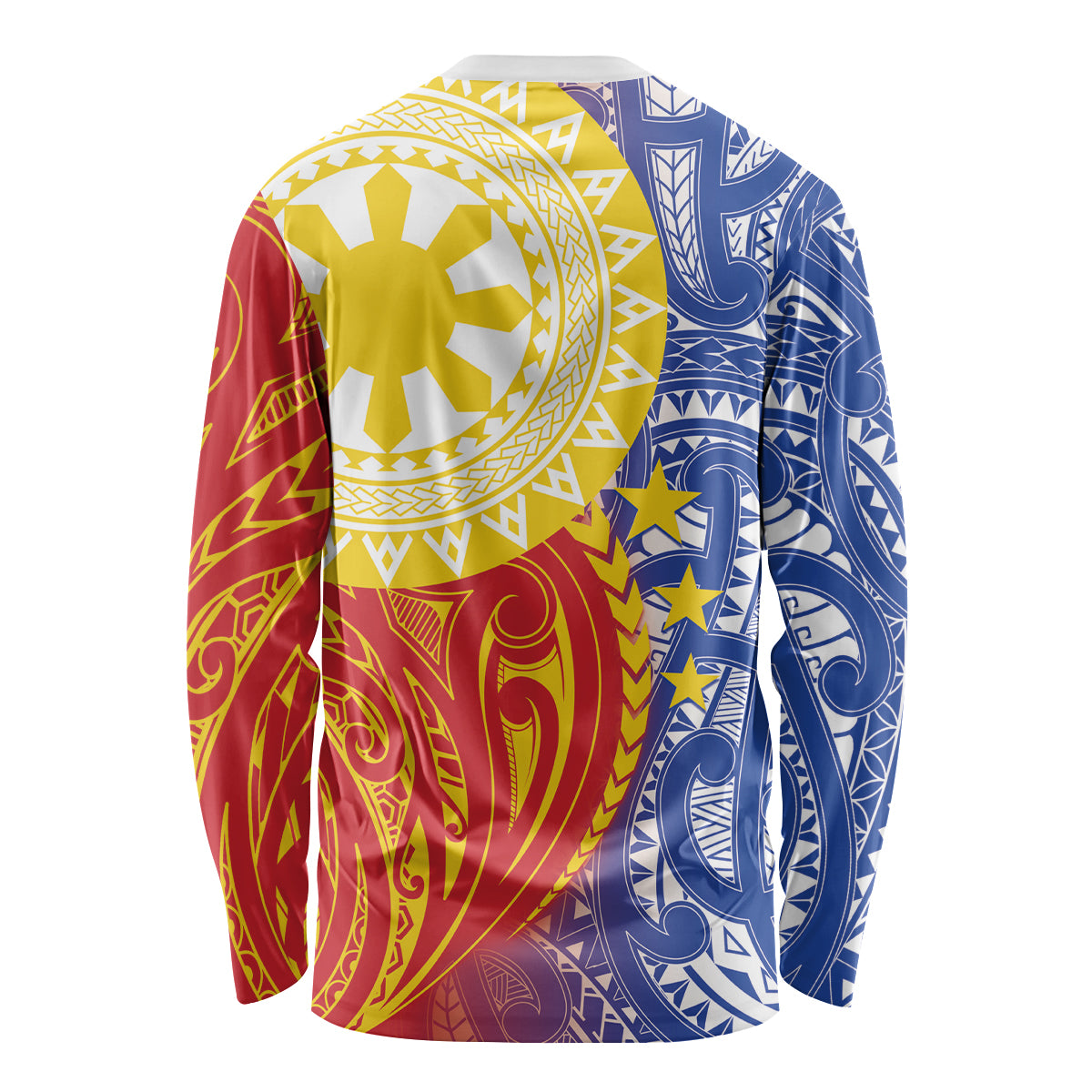 Philippines Long Sleeve Shirt Pilipinas Polynesian Pattern LT01 - Polynesian Pride