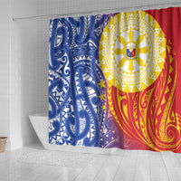 Philippines Shower Curtain Pilipinas Polynesian Pattern