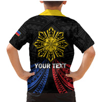 Personalized Philippines Independence Day Family Matching Mermaid Dress and Hawaiian Shirt Filipino 126th Anniversary Sun Tattoo LT01 - Polynesian Pride