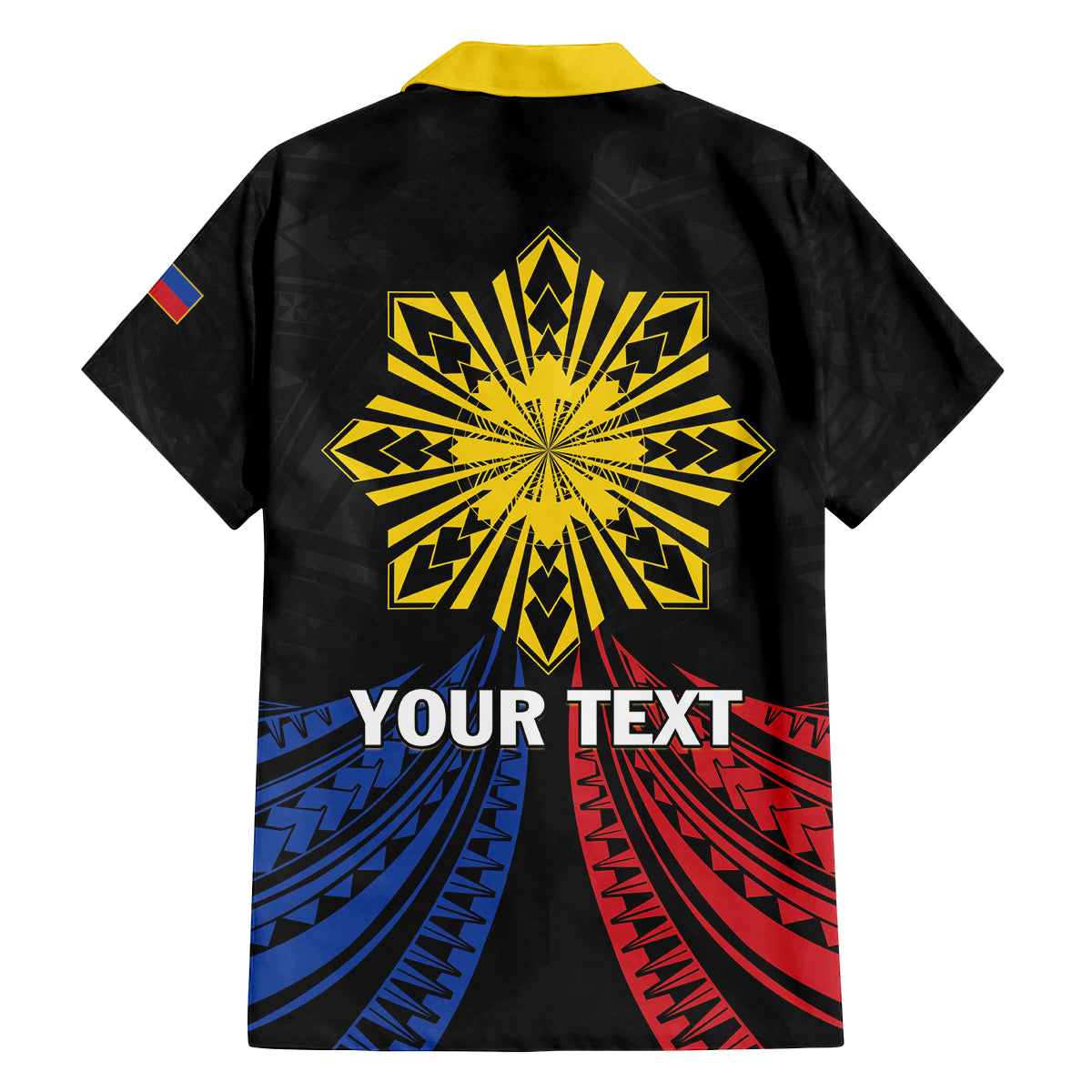 Personalized Philippines Independence Day Family Matching Off Shoulder Maxi Dress and Hawaiian Shirt Filipino 126th Anniversary Sun Tattoo LT01 - Polynesian Pride