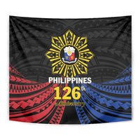 Philippines Independence Day Tapestry Filipino 126th Anniversary Sun Tattoo