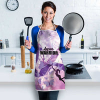 Polynesian Lupus Awareness Apron Butterfly Hologram Lupus Warrior