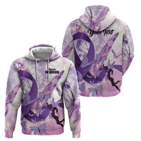 Personalized Polynesian Lupus Awareness Hoodie Butterfly Hologram Lupus Warrior