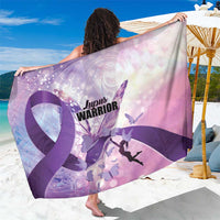 Polynesian Lupus Awareness Sarong Butterfly Hologram Lupus Warrior