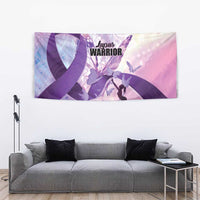 Polynesian Lupus Awareness Tapestry Butterfly Hologram Lupus Warrior