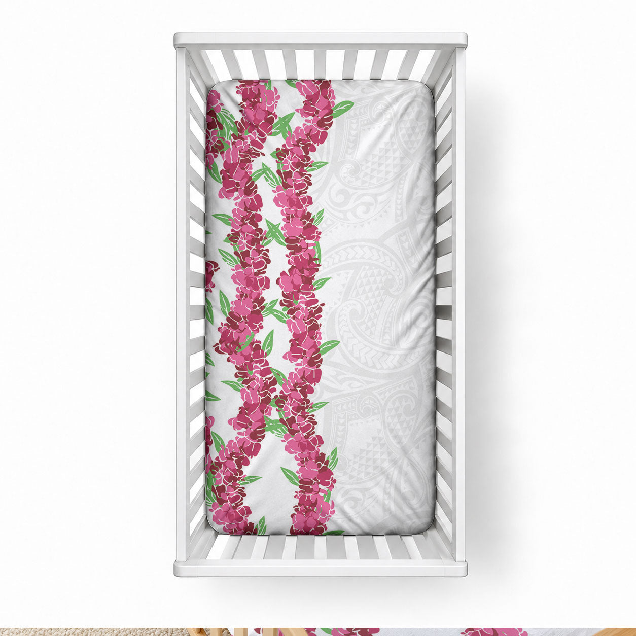 Hawaii Aalii Lei Baby Bed Cover Aalii Ku Makani