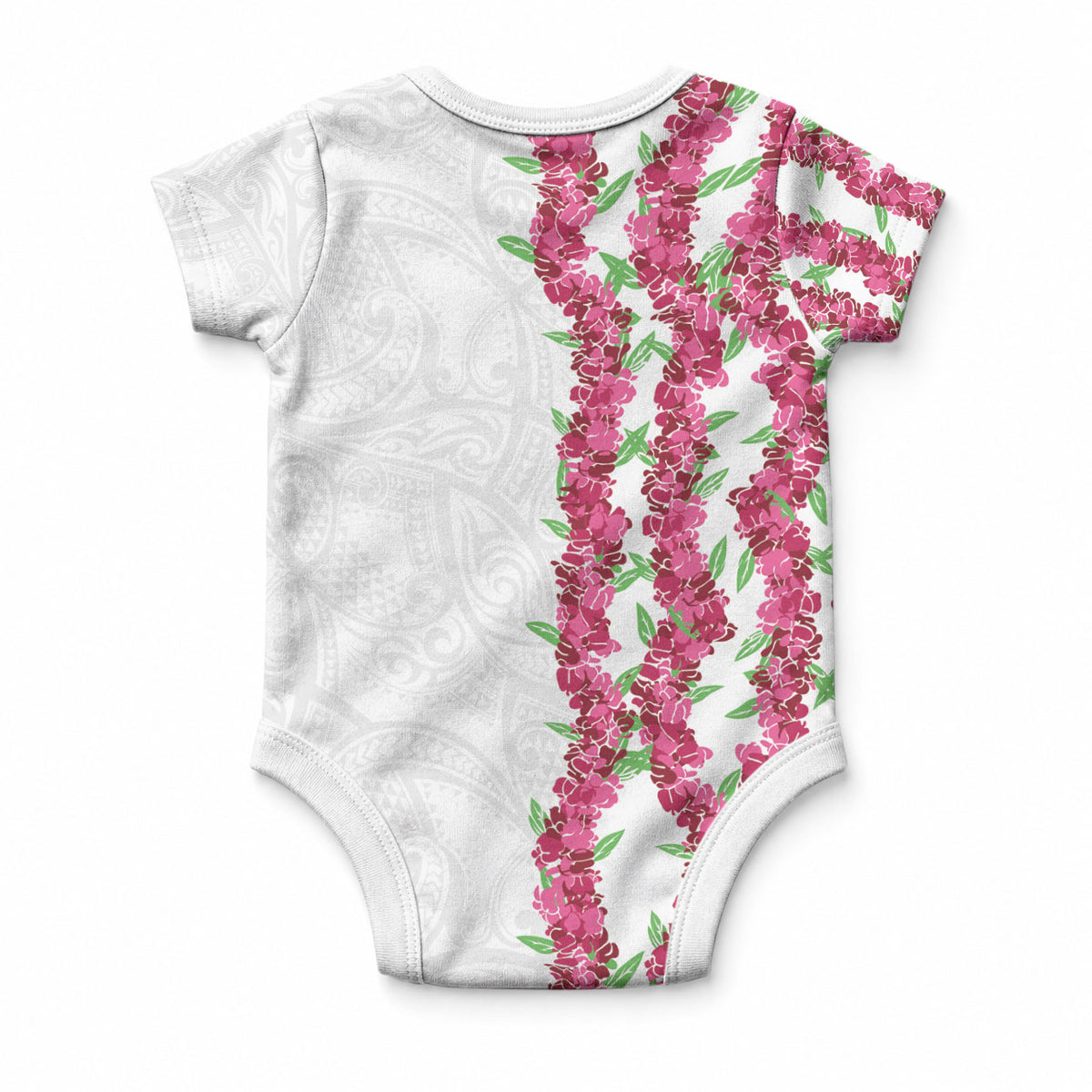 Hawaii Aalii Lei Baby Onesie Aalii Ku Makani LT01 - Polynesian Pride