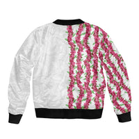 Hawaii Aalii Lei Bomber Jacket Aalii Ku Makani LT01 - Polynesian Pride