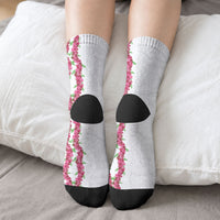 Hawaii Aalii Lei Crew Socks Aalii Ku Makani