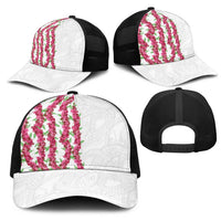 Hawaii Aalii Lei Mesh Trucker Cap Aalii Ku Makani LT01 - Polynesian Pride