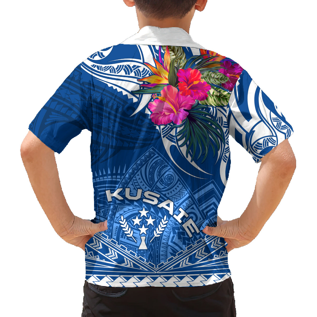 Kosrae Constitution Day Family Matching Puletasi Dress and Hawaiian Shirt Kusaie Special Style LT01 - Polynesian Pride