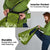 Hafa Adai Guam Grocery Bag Polynesian Olive Green Blue Pattern