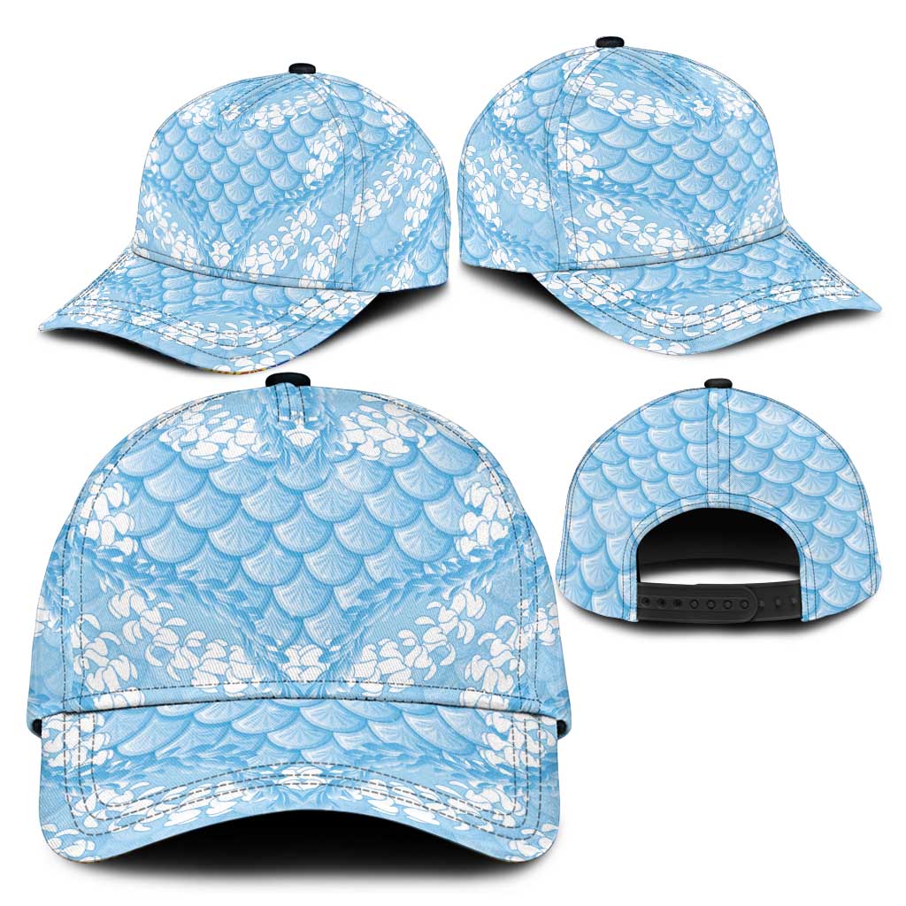 Baby Blue Mermaid Puakenikeni Maile Lei Classic Cap