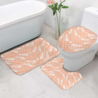 Apricot Mermaid Puakenikeni Maile Lei Bathroom Set