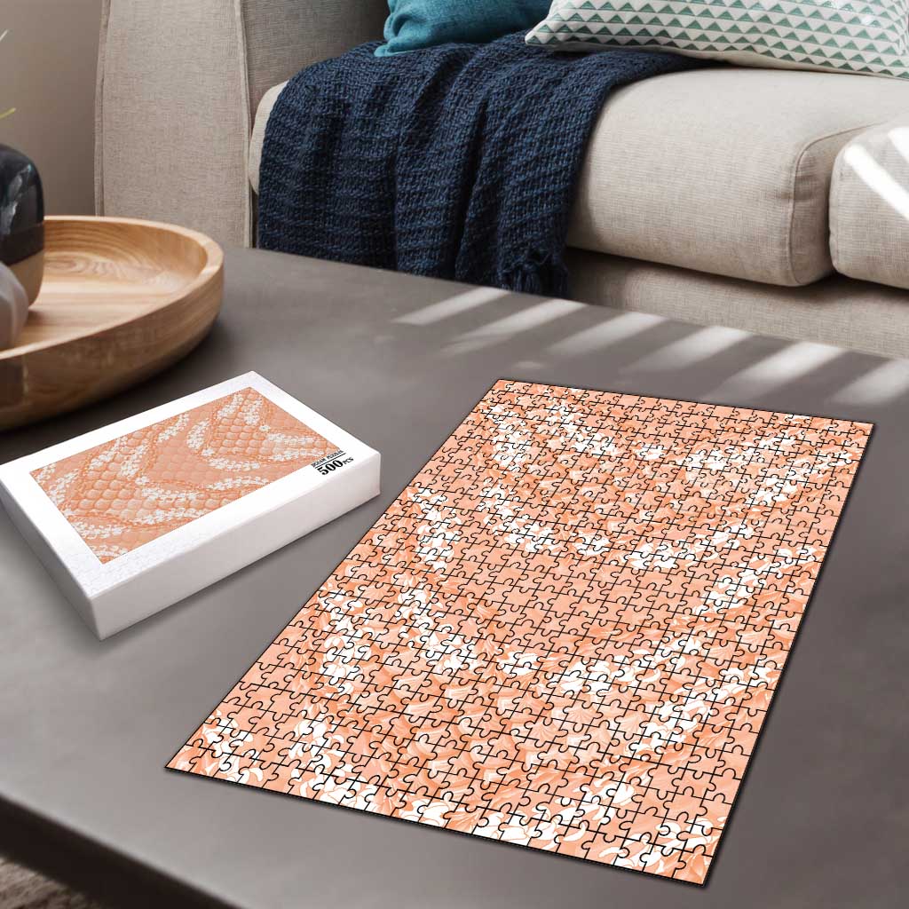 Apricot Mermaid Puakenikeni Maile Lei Puzzle