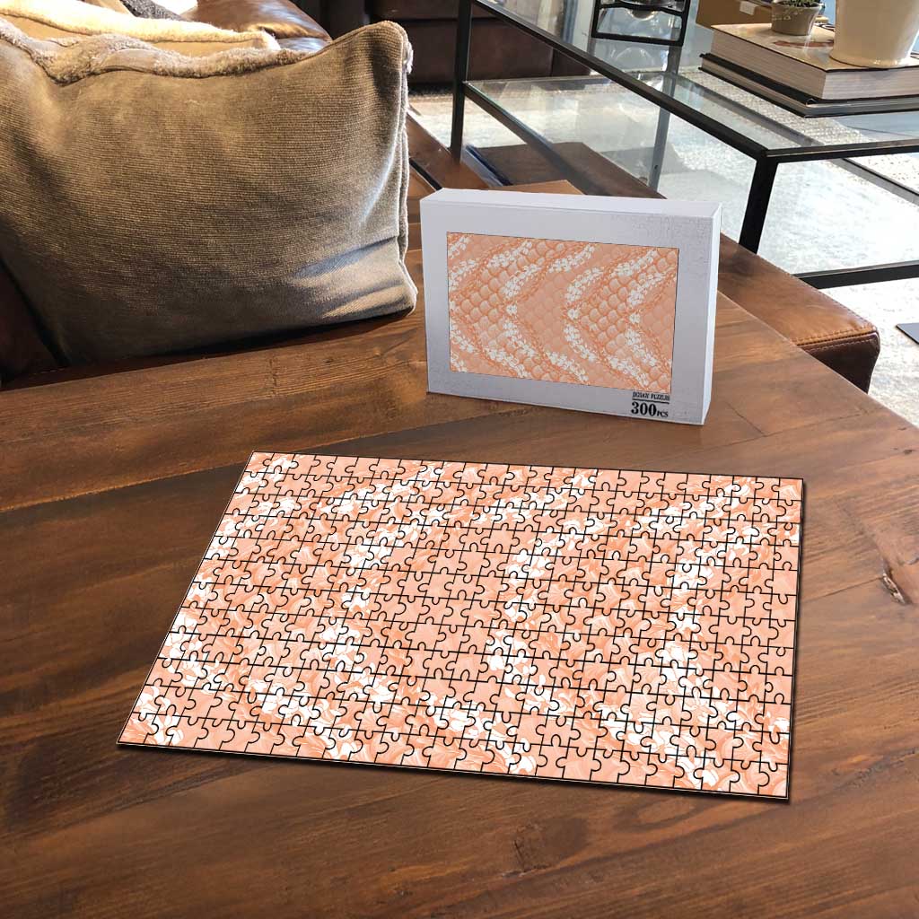Apricot Mermaid Puakenikeni Maile Lei Puzzle