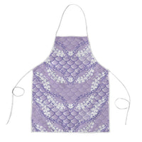 Lilac Mermaid Puakenikeni Maile Lei Apron