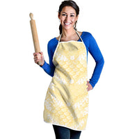 Pastel Yellow Mermaid Puakenikeni Maile Lei Apron LT01 - Polynesian Pride