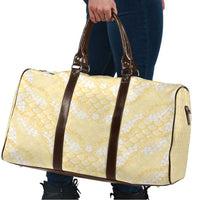 Pastel Yellow Mermaid Puakenikeni Maile Lei Travel Bag