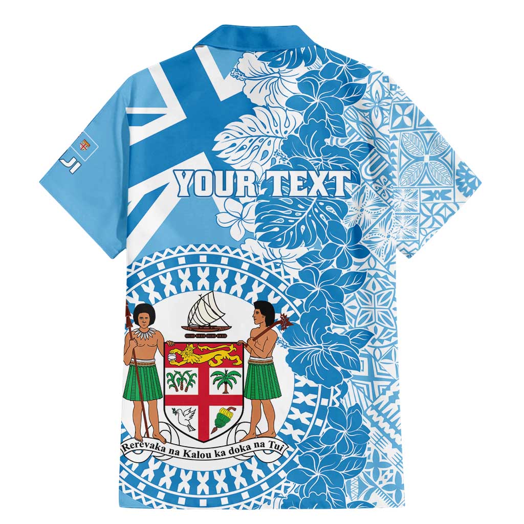 Personalised Fiji Day Family Matching Mermaid Dress and Hawaiian Shirt Fijian Map Hibiscus Tapa Pattern LT01 - Polynesian Pride