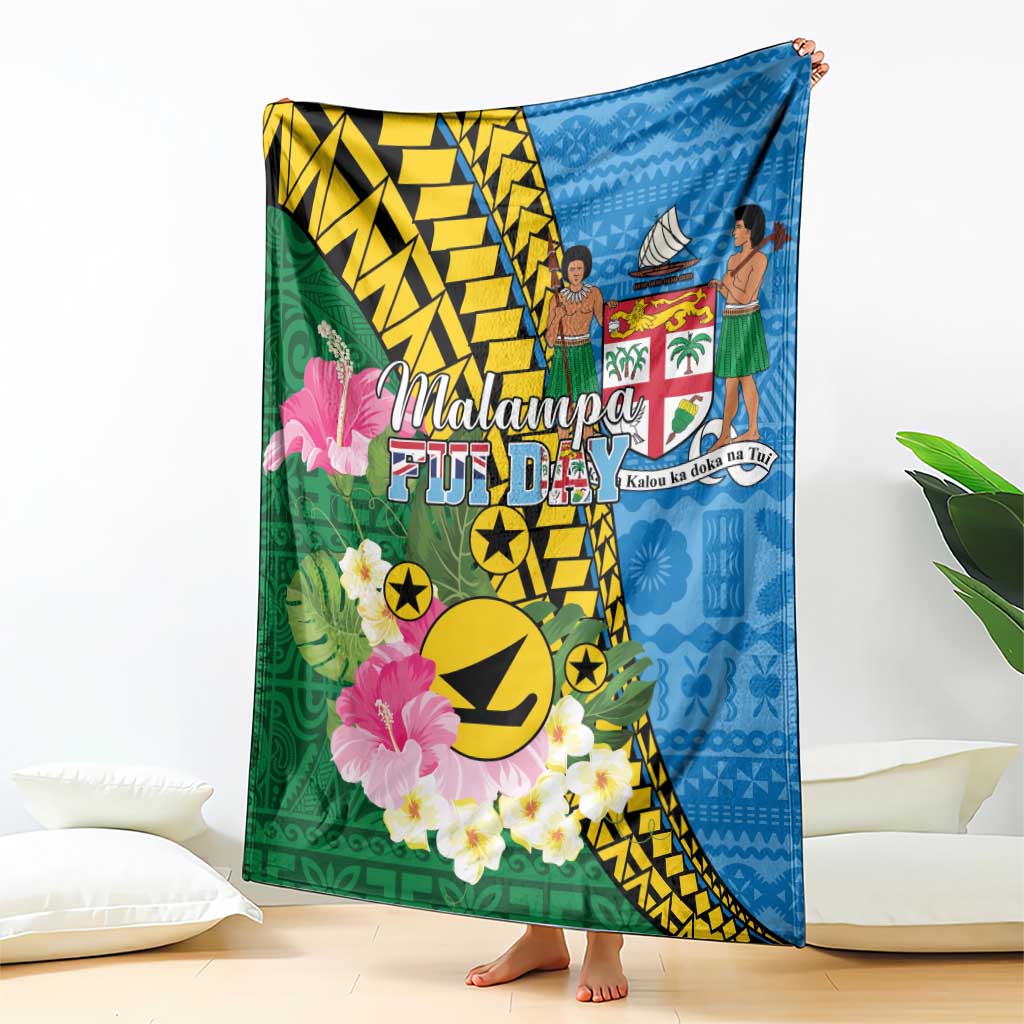 Malampa Fiji Day Blanket Tropical Tapa Pattern LT01 - Polynesian Pride